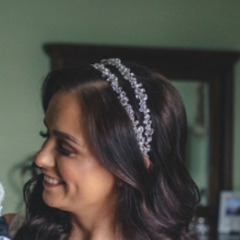 Beautiful bridal headband headpiece